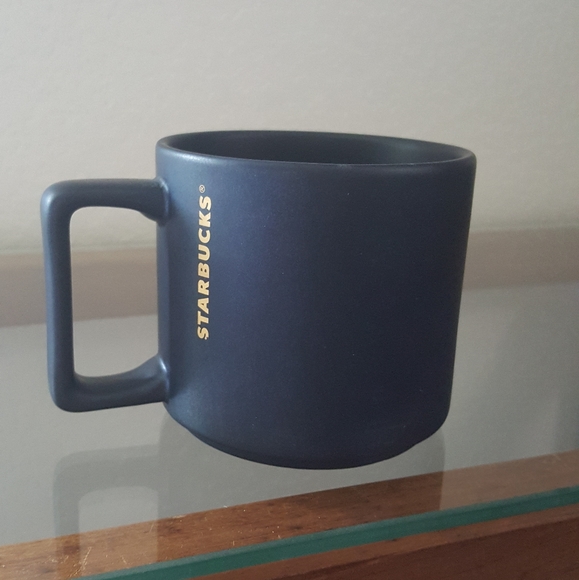 Starbucks 2016 matte black and gold ceramic Kenya elephant cup mug 14oz - Picture 2 of 8